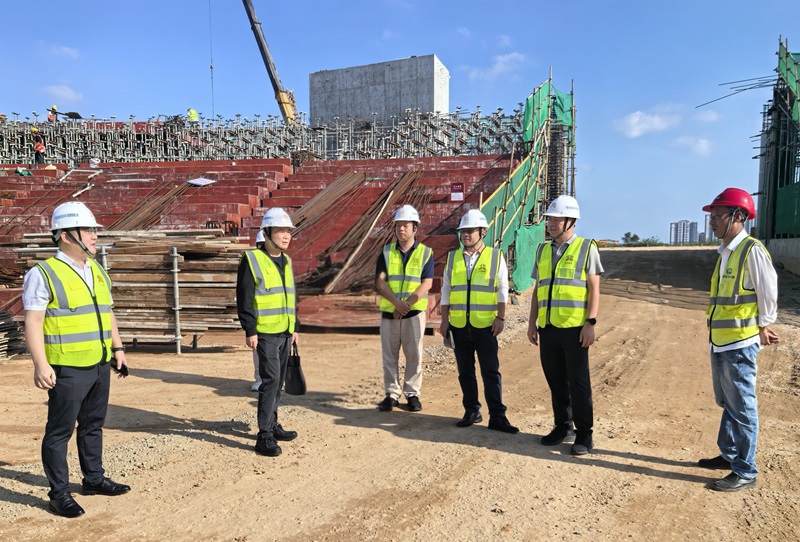 廣西工程咨詢集團外部董事調研中國東盟（北海）體育實訓基地工程項目